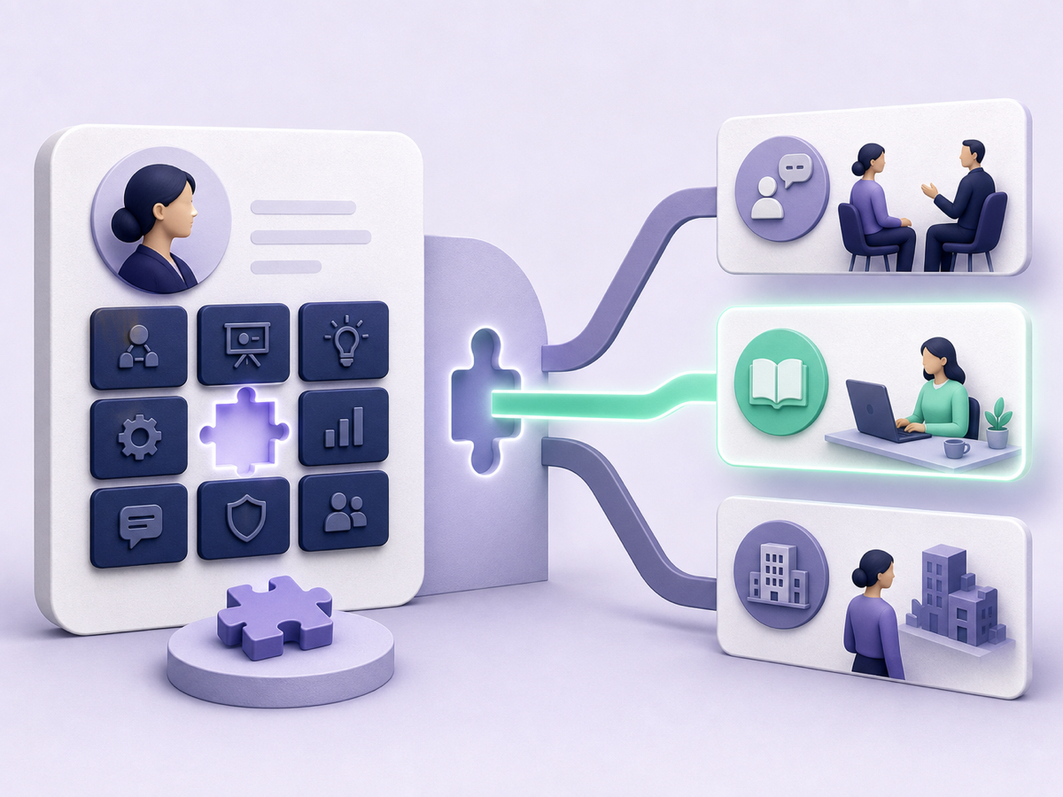 Gap-led plans workforce capability illustration
