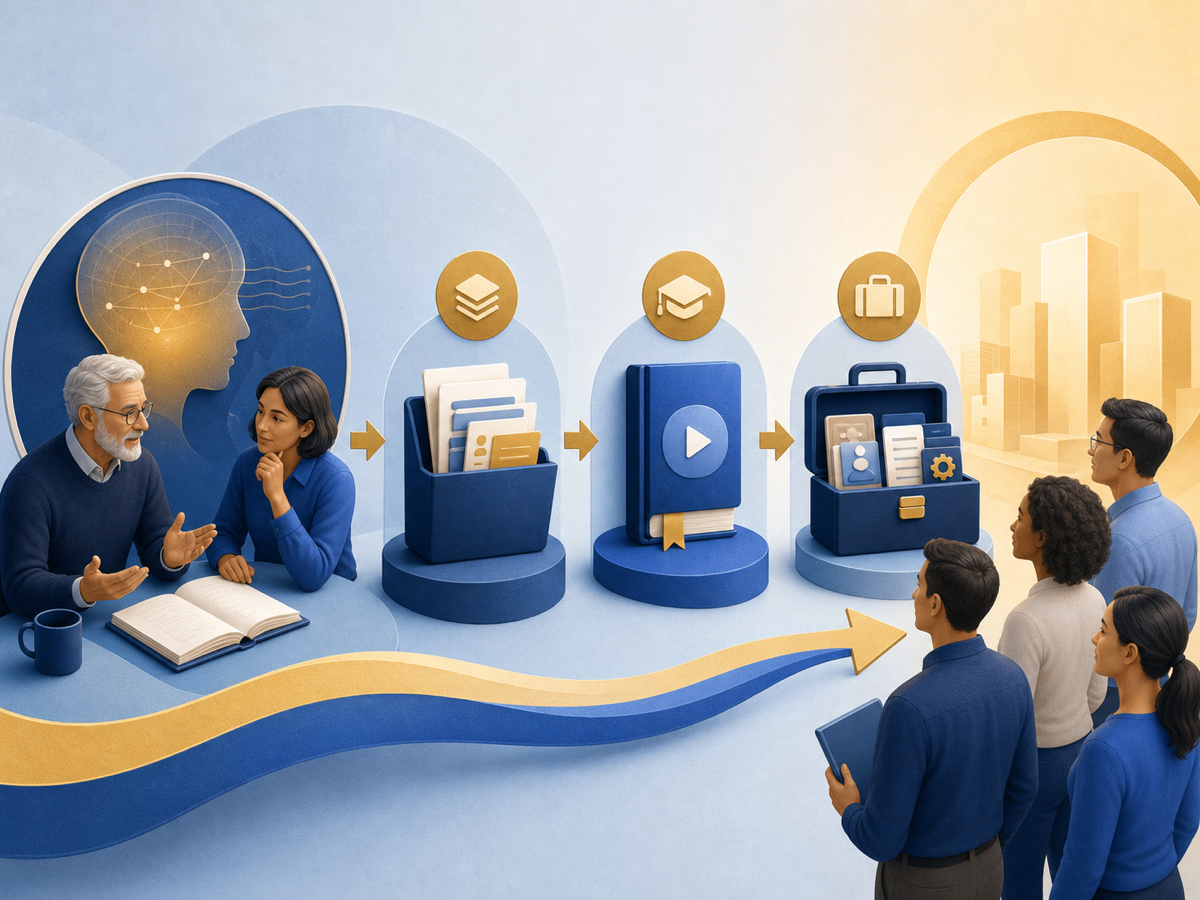 Reusable learning workforce capability illustration